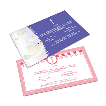 Invitaciones para Bautizo Invitaciones para Bautizo